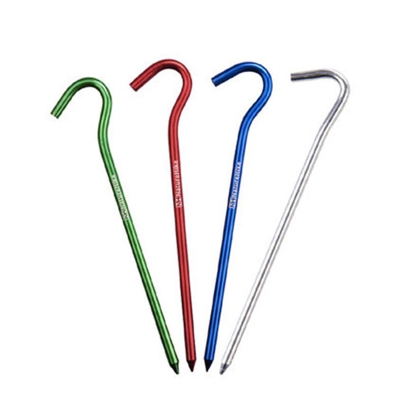 Estaca angular de aluminio 18 cm (x8) naturehike