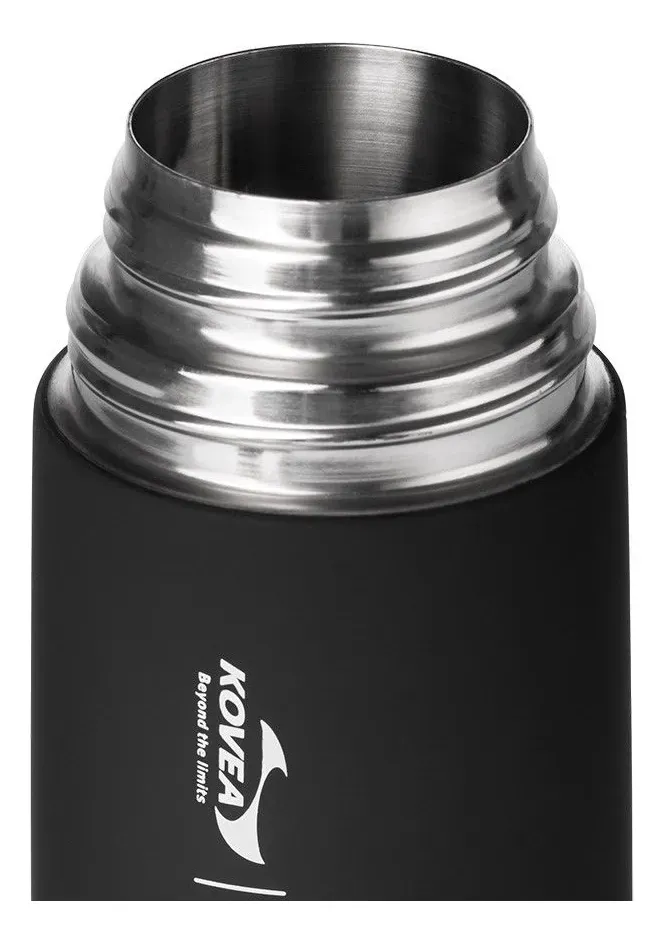 Termo kovea termo acero inoxidable black stone 0.750l negro
