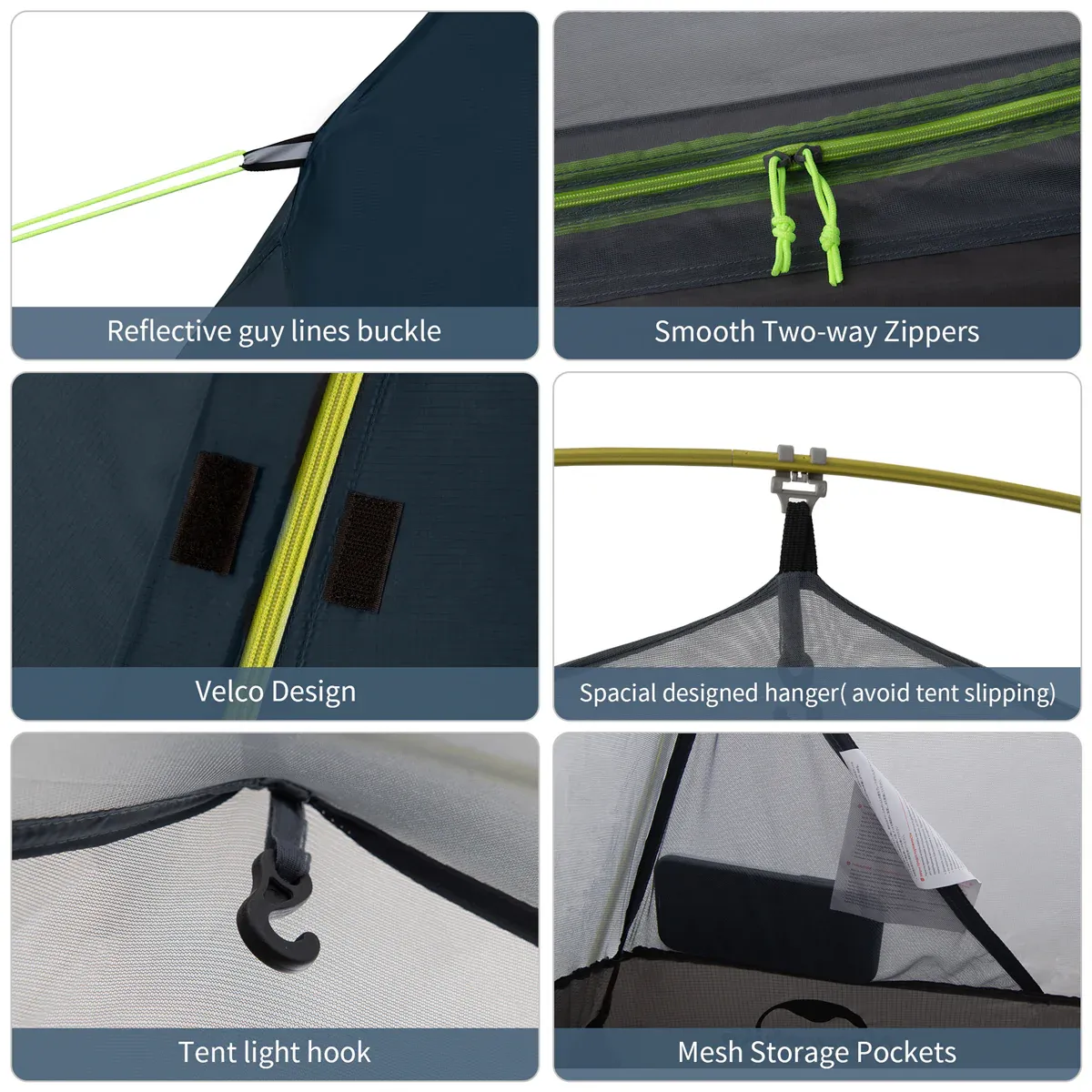 Carpa spider 1 persona carpa cicloturismo + mat naturehike