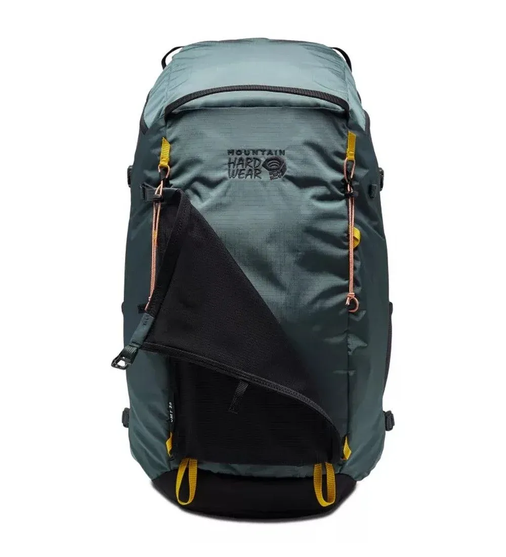 Mochila mountain hardwear jmt 30lts color black spruce diseño de la tela ristop