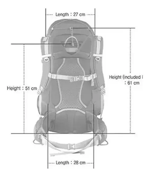 Mochila Trekking Trango Patron 45+5 Lt Kovea