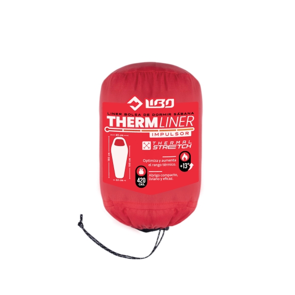 Impulsor thermlinner - liner bolsa de dormir sabana +13º | libo
