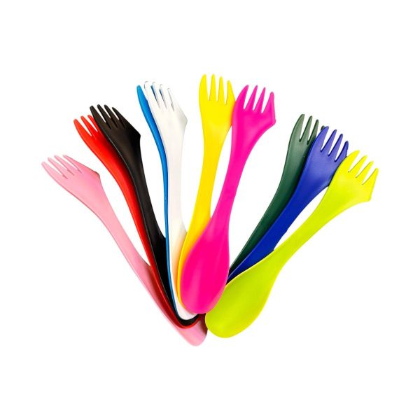 Cubiertos De Plástico  3 En 1 Tenedor Cuchara Cuchillo